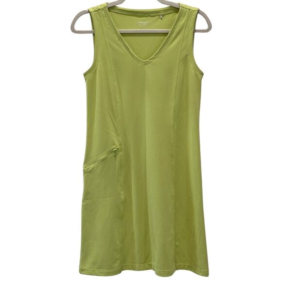Toad&Co Aquaculture Neon Yellow Athletic Dress - Picture 4 of 5